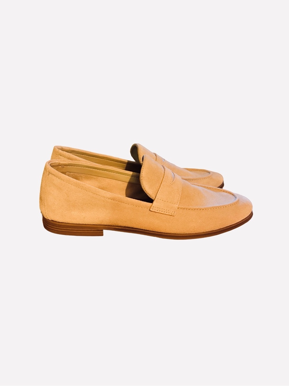 Aldo Journey Men's Suede Loafers in light beige